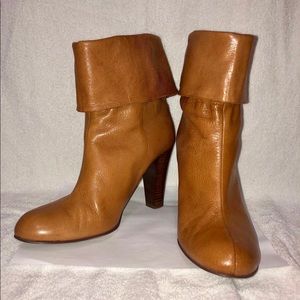 ALDO Saddle Brown leather ankle bootie SZ 39 / 9